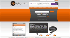 Desktop Screenshot of flyingdutch.pl